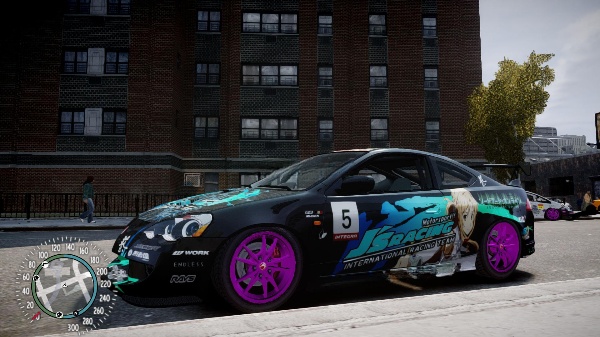 GTA4 侠盗猎车手4 刀剑神域痛车mod(附车型Honda DC5安装)-IGTA侠盗飞车资源网-GTAMOD下载站