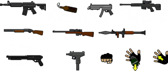 GTA4 侠盗猎车手4 彩色武器图标mod-IGTA侠盗飞车资源网-GTAMOD下载站