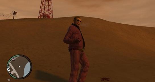 GTA4 侠盗飞车4 主角NIKO抽烟打伞锁车MOD-IGTA侠盗飞车资源网-GTAMOD下载站