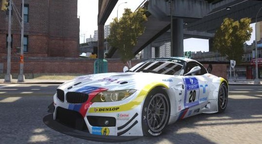 GTA4 侠盗猎车手4 宝马Z4GT3车型mod-IGTA侠盗飞车资源网-GTAMOD下载站