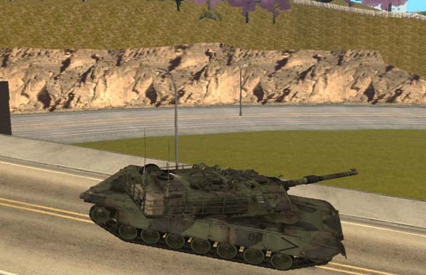 GTA 侠盗飞车 圣安地列斯M1A2坦克Mod-IGTA侠盗飞车资源网-GTAMOD下载站
