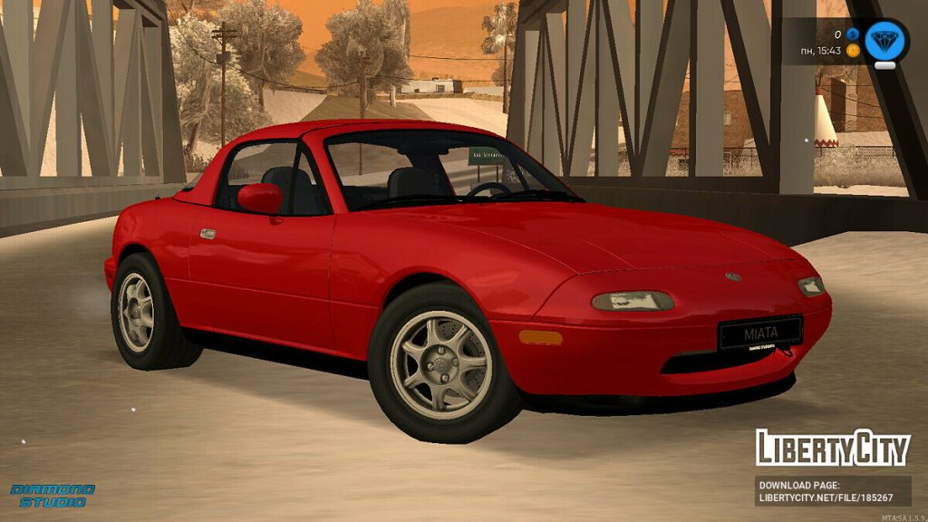 图片[2]-[GTA：圣安地列斯MOD]马自达 Miata MX-5 1989+CCD-IGTA侠盗飞车资源网-GTAMOD下载站