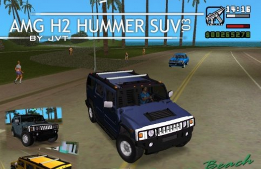 GTA 侠盗猎车 罪恶都市 悍马H2 四驱越野车MOD-IGTA侠盗飞车资源网-GTAMOD下载站