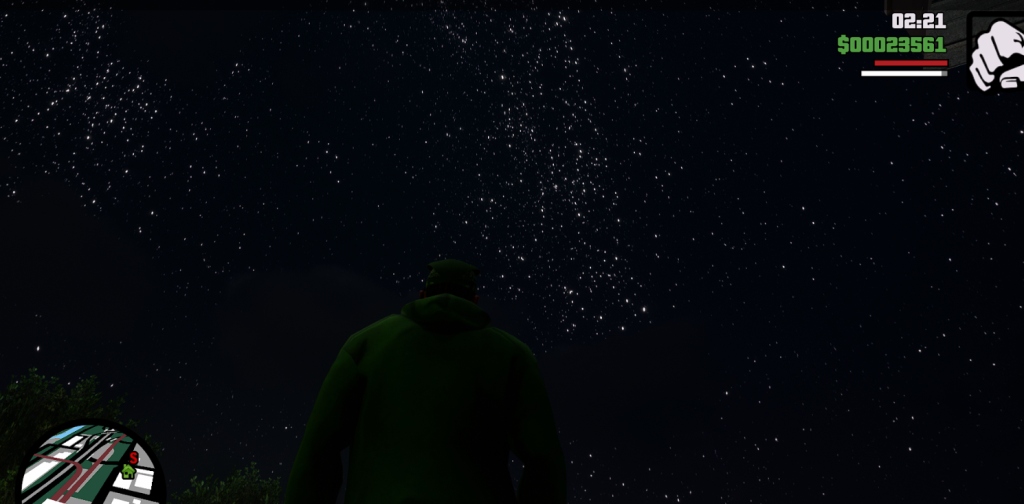 《侠盗猎车手三部曲重制版》充满星星的夜空MOD-IGTA侠盗飞车资源网-GTAMOD下载站