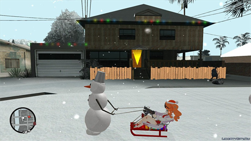 图片[2]-[GTA:圣安地列斯MOD]拉雪橇车的雪人-IGTA侠盗飞车资源网-GTAMOD下载站