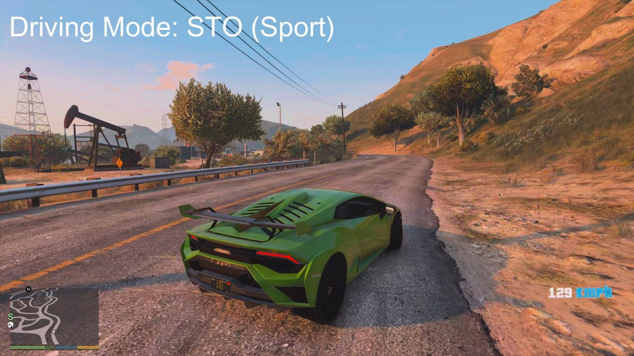 [GTA5MOD]2023 兰博基尼 Huracan STO 1.0 的操控模式-IGTA侠盗飞车资源网-GTAMOD下载站