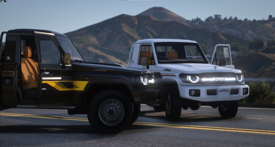 [GTA5MOD]丰田陆地巡洋舰（70 系列），GR 4WD 2023 [附加 _ 动画灯]-IGTA侠盗飞车资源网-GTAMOD下载站