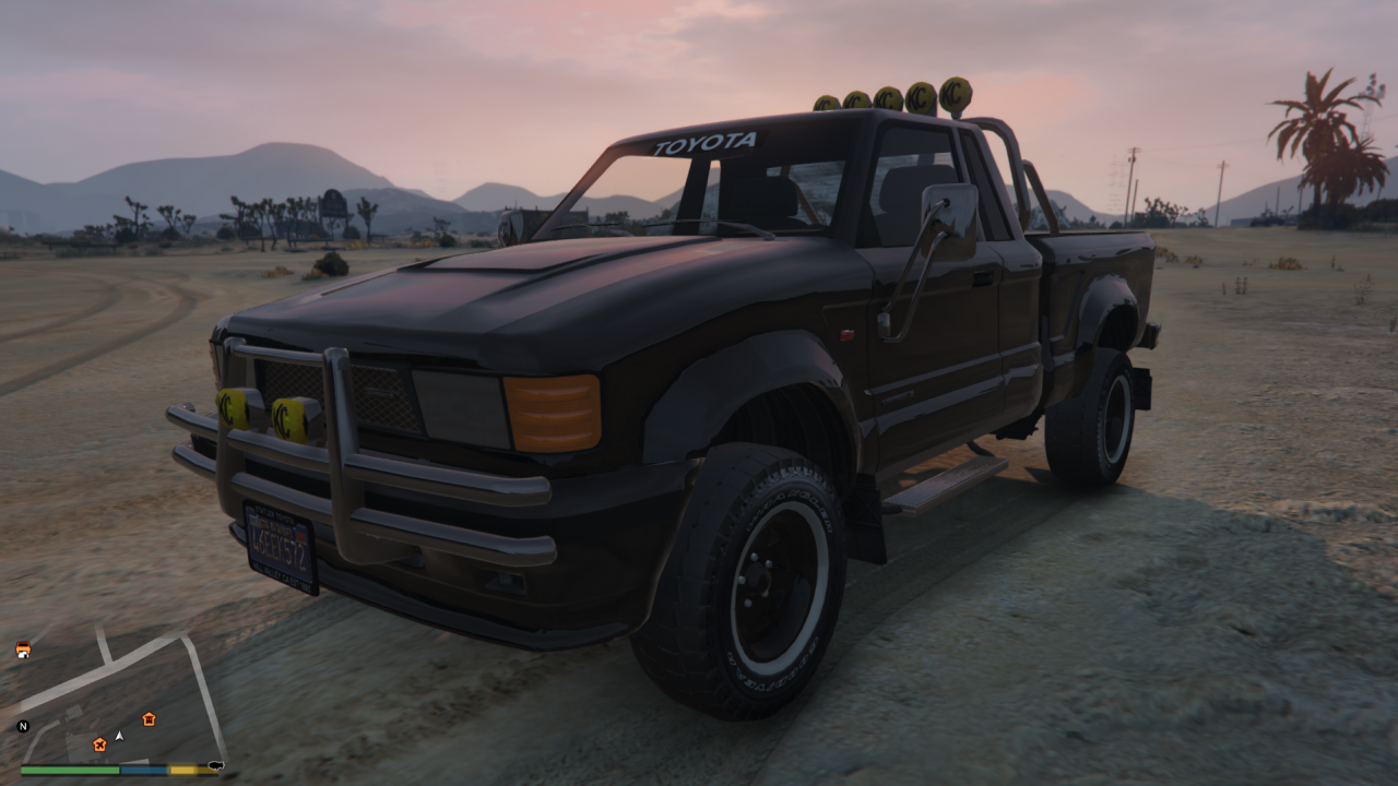 [GTA5MOD]1985 年丰田皮卡 SR5 4×4 从回到未来 [附加 _ VehFuncs V] 1.0-IGTA侠盗飞车资源网-GTAMOD下载站