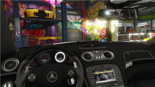 图片[4]-[GTA5MOD]2009 梅赛德斯-奔驰 SL65 AMG 黑色系列 [附加 _ 模板_ 调整_ LOD _ VehFuncs V] 2.0-IGTA侠盗飞车资源网-GTAMOD下载站