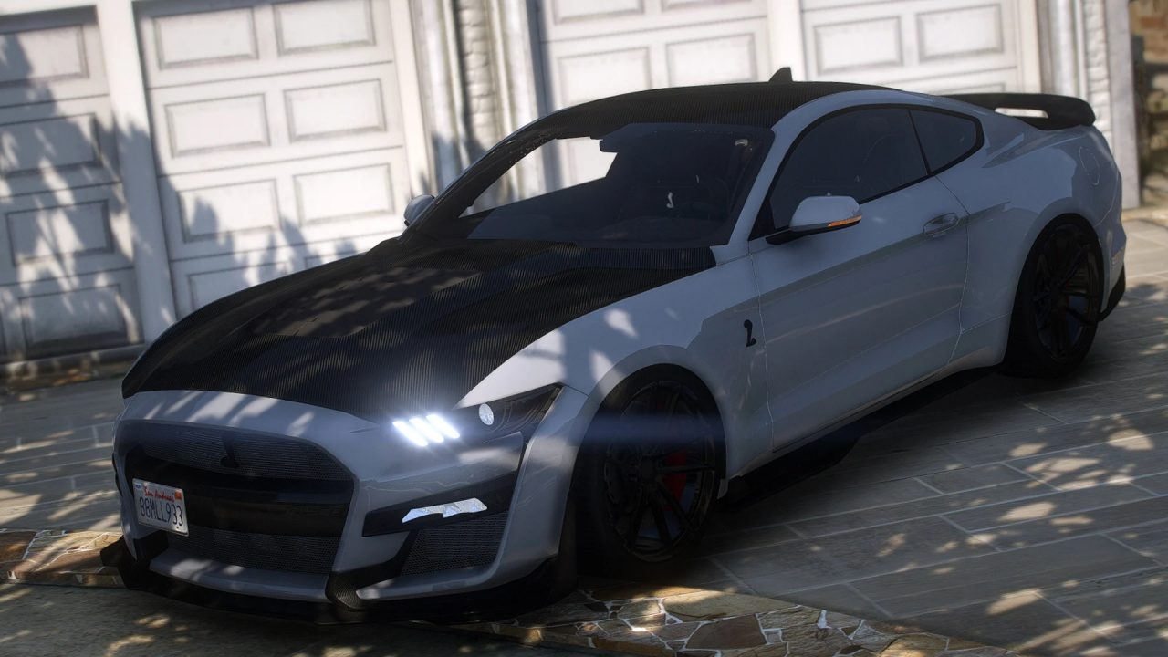 [GTA5MOD]福特野马谢尔比 GT500 碳纤维航空套件 [附加 附加 FiveM]-IGTA侠盗飞车资源网-GTAMOD下载站
