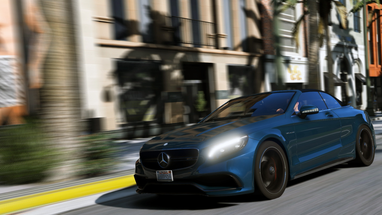 [GTA5MOD]S4MuEL 梅赛德斯 S63 AMG Cabrio 2017 1.0的操控-IGTA侠盗飞车资源网-GTAMOD下载站