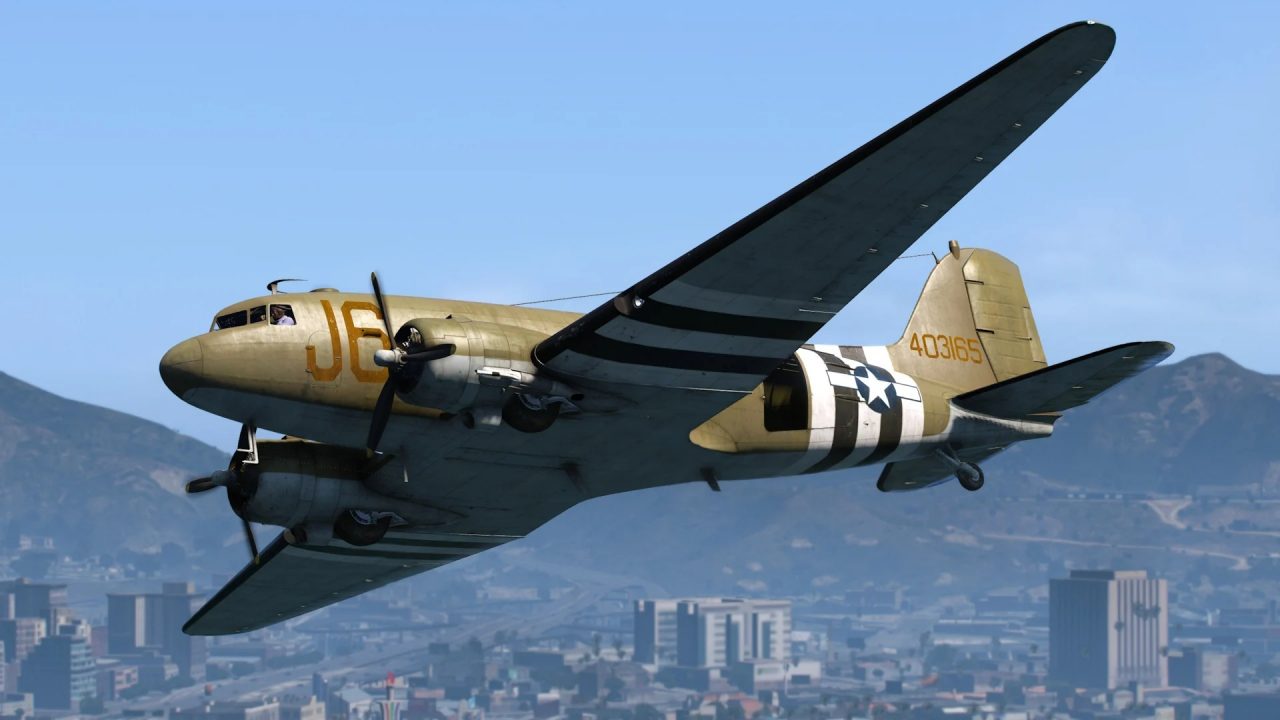 图片[4]-[GTA5MOD]道格拉斯C-47军用运输机,1.0-IGTA侠盗飞车资源网-GTAMOD下载站