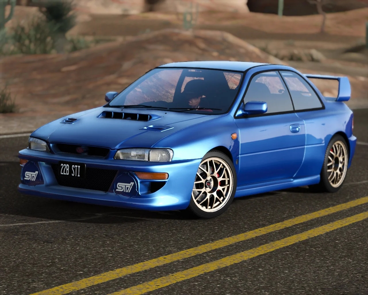 图片[2]-[GTA5MOD]1998 斯巴鲁翼豹 22B STi [附加 _ VehFuncs V _ _ 调整_ 模板] 重做1.0-IGTA侠盗飞车资源网-GTAMOD下载站