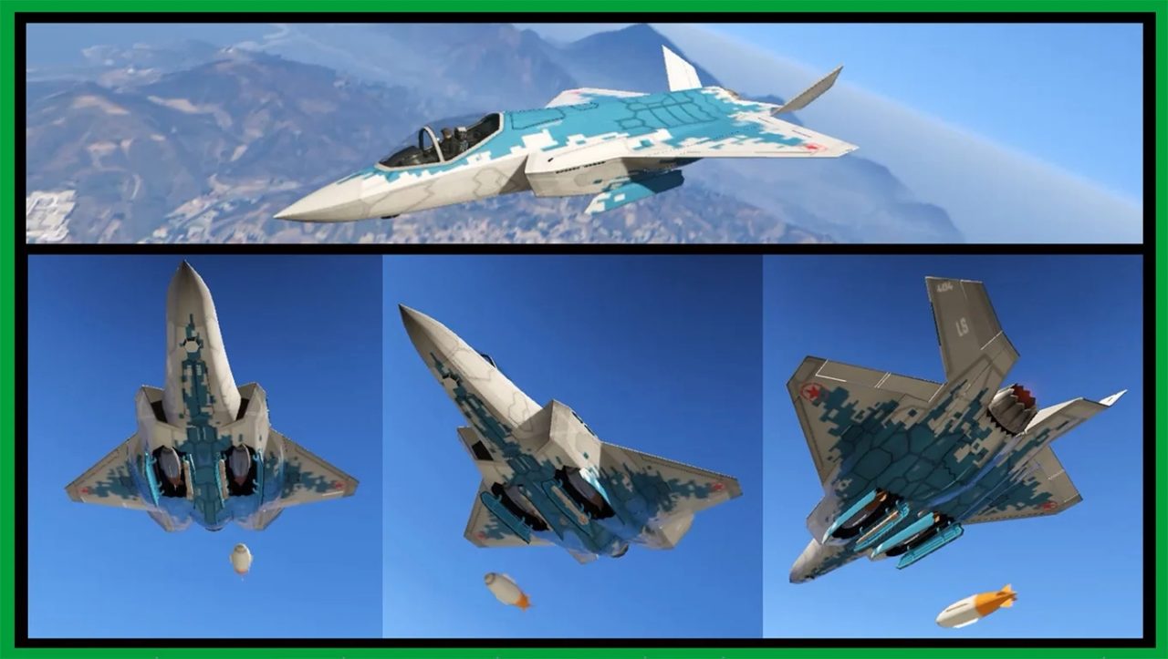 [GTA5MOD]F160 Raiju 1.0 炸弹模型 3D-IGTA侠盗飞车资源网-GTAMOD下载站