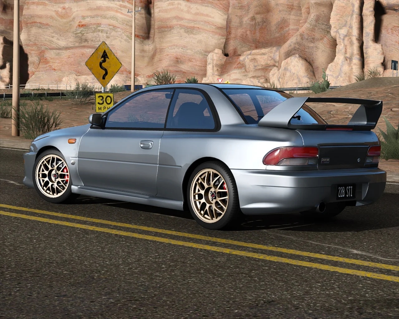 图片[3]-[GTA5MOD]1998 斯巴鲁翼豹 22B STi [附加 _ VehFuncs V _ _ 调整_ 模板] 重做1.0-IGTA侠盗飞车资源网-GTAMOD下载站
