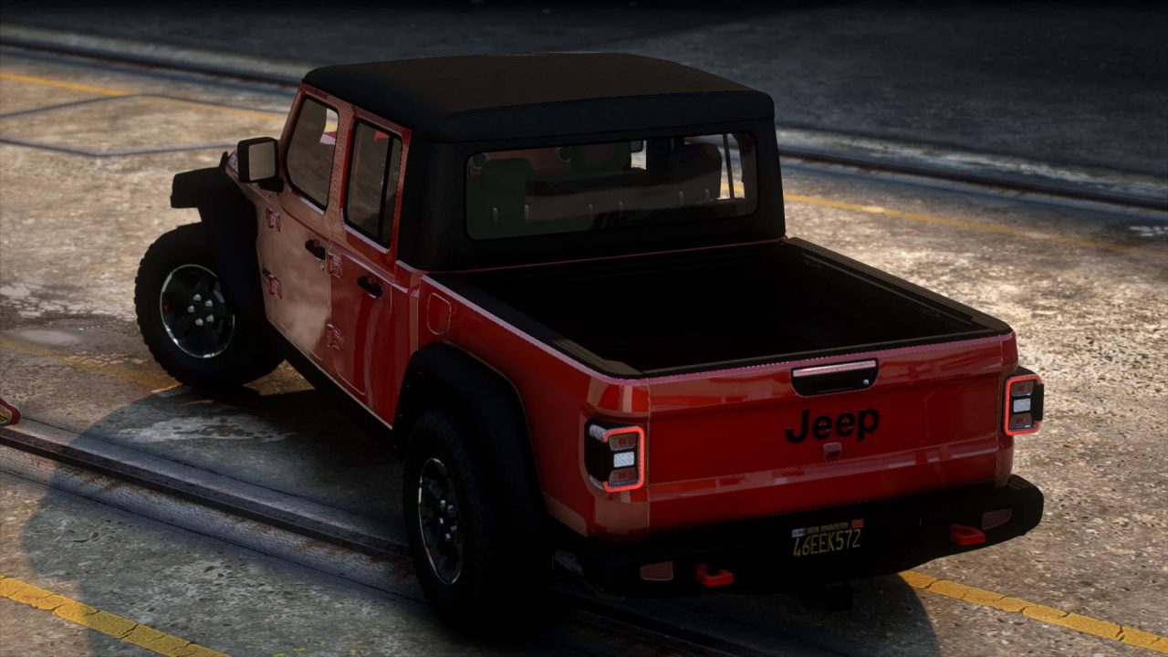 图片[2]-[GTA5MOD]2020 Jeep Gladiator [附加_ 模板_ 调整_ LOD] 1.0-IGTA侠盗飞车资源网-GTAMOD下载站