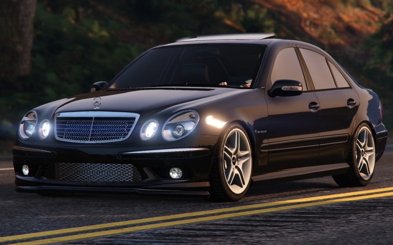 [GTA5MOD]梅赛德斯-奔驰 E55 AMG (W211) [附加替换 FiveM _ 调整_ 声音] 3.3-IGTA侠盗飞车资源网-GTAMOD下载站