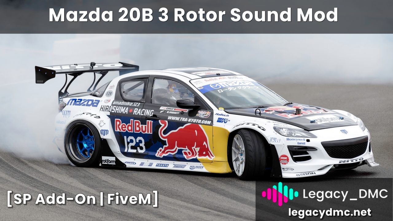 [GTA5MOD]马自达 20B 3 转子声音模组 [SP 附加_ FiveM]-IGTA侠盗飞车资源网-GTAMOD下载站