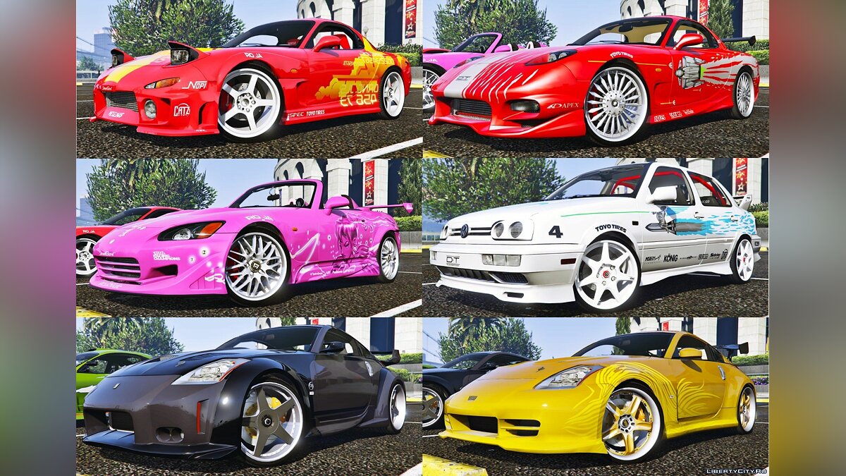 [GTA5MOD]速度与激情汽车包2 [附加动画] 1.1-IGTA侠盗飞车资源网-GTAMOD下载站
