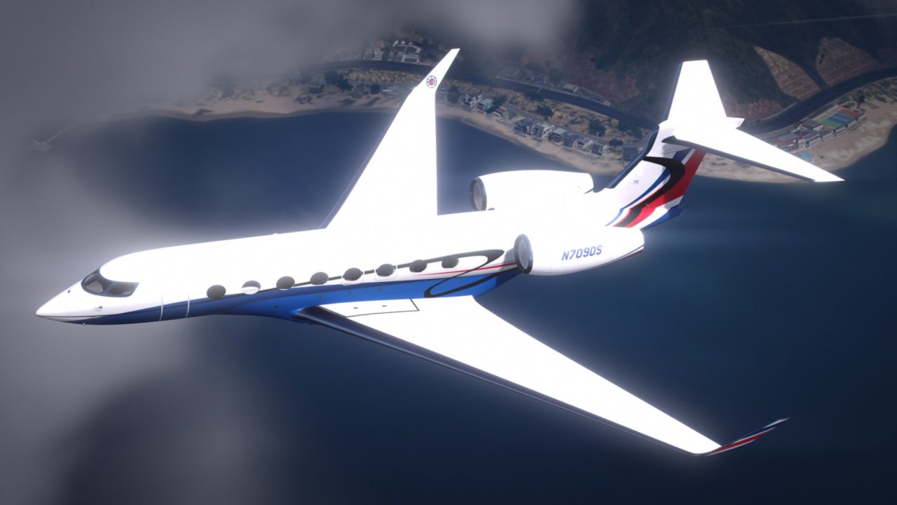 图片[2]-[GTA5MOD]Gulfstream G650 [Add-On] 1.0-IGTA侠盗飞车资源网-GTAMOD下载站