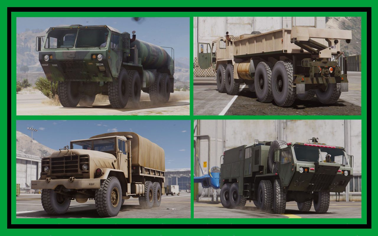 [GTA5MOD]美国军用车辆包：运输和支持 [附加] 1.0-IGTA侠盗飞车资源网-GTAMOD下载站