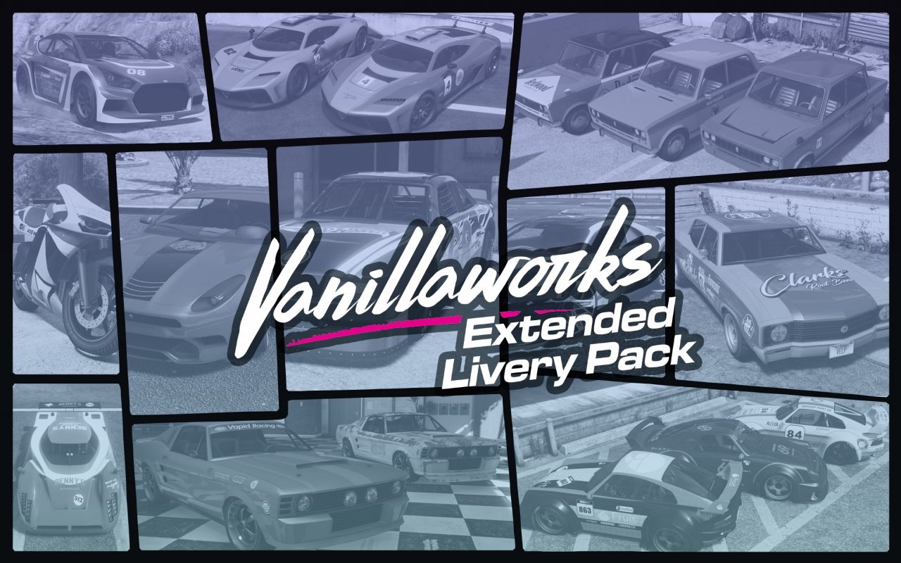 [GTA5MOD]Vanillaworks 扩展涂装包 [附加 OIV Liveries] 1.9-IGTA侠盗飞车资源网-GTAMOD下载站