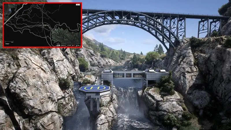 图片[2]-GTA5 雷通峡谷 桥下豪宅 Mansion under the bridge 覆盖版【10.0MB】-IGTA侠盗飞车资源网-GTAMOD下载站
