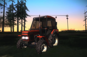 GTA 侠盗猎车 圣安地列斯 Zetor_5340大型红色拖拉机MOD-IGTA侠盗飞车资源网-GTAMOD下载站
