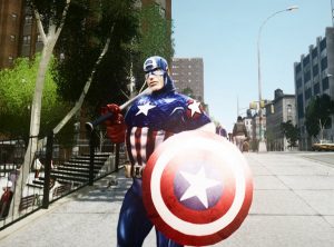 GTA4 侠盗猎车手4 美国队长MOD-IGTA侠盗飞车资源网-GTAMOD下载站