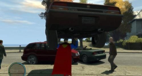 GTA4 侠盗猎车手4 超级英雄超能力模式超人MOD-IGTA侠盗飞车资源网-GTAMOD下载站