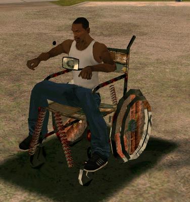 [GTA：圣安地列斯MOD]可驾驶的湖边轮椅-IGTA侠盗飞车资源网-GTAMOD下载站