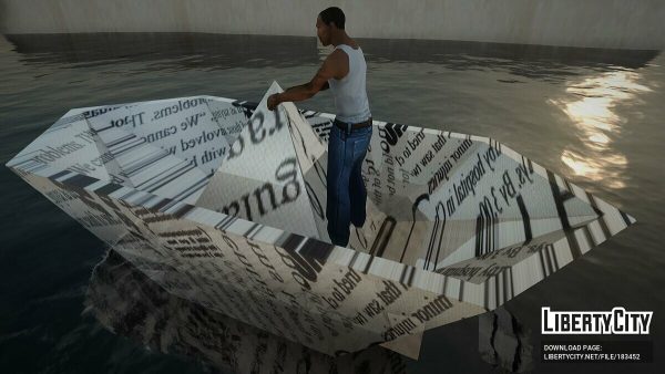[GTA:圣安地列斯MOD]纸船MOD-IGTA侠盗飞车资源网-GTAMOD下载站