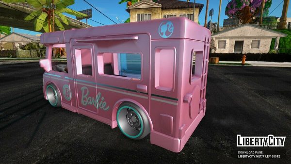 [GTA:圣安地列斯MOD]芭比梦幻露营车-IGTA侠盗飞车资源网-GTAMOD下载站