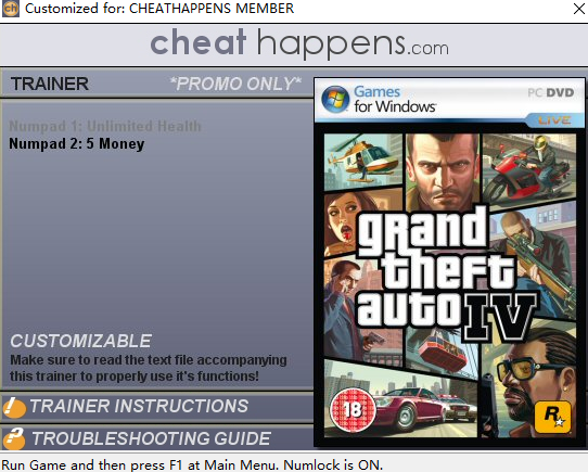 《侠盗猎车手GTA4》1.0版金钱修改器-IGTA侠盗飞车资源网-GTAMOD下载站
