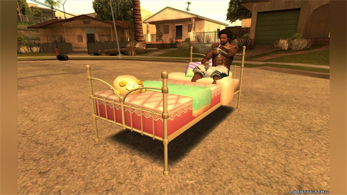 [GTA:圣安地列斯MOD]梦幻的双人床MOD-IGTA侠盗飞车资源网-GTAMOD下载站