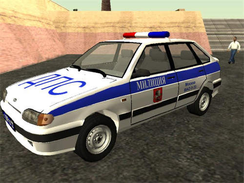 [GTA:圣安地列斯MOD]VAZ 2114 警车-IGTA侠盗飞车资源网-GTAMOD下载站