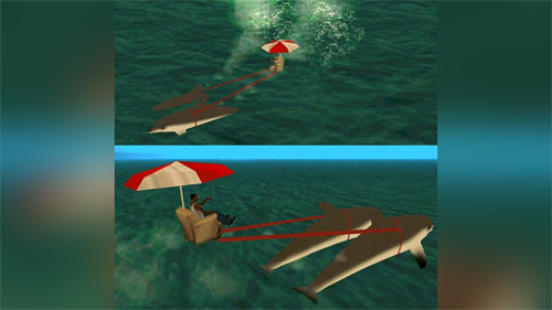 [GTA:圣安地列斯MOD]海豚冲浪船-IGTA侠盗飞车资源网-GTAMOD下载站