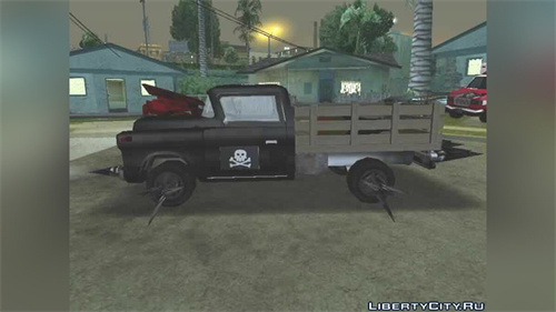 [GTA:圣安地列斯MOD]轮胎装刺的卡车-IGTA侠盗飞车资源网-GTAMOD下载站