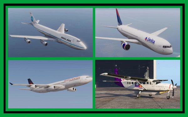 [GTA5MOD]民用飞机包客运和货运 [附加Dlc Mod] 8.0-IGTA侠盗飞车资源网-GTAMOD下载站