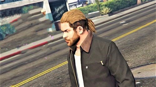 [GTA5MOD]弗兰克林侧推后梳小辫子发型-IGTA侠盗飞车资源网-GTAMOD下载站