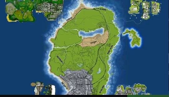 GTA5地图MOD 五图并存 最新版-IGTA侠盗飞车资源网-GTAMOD下载站